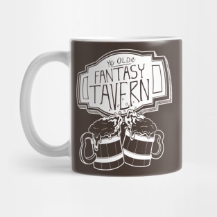 Fantasy Tavern - White Design Mug